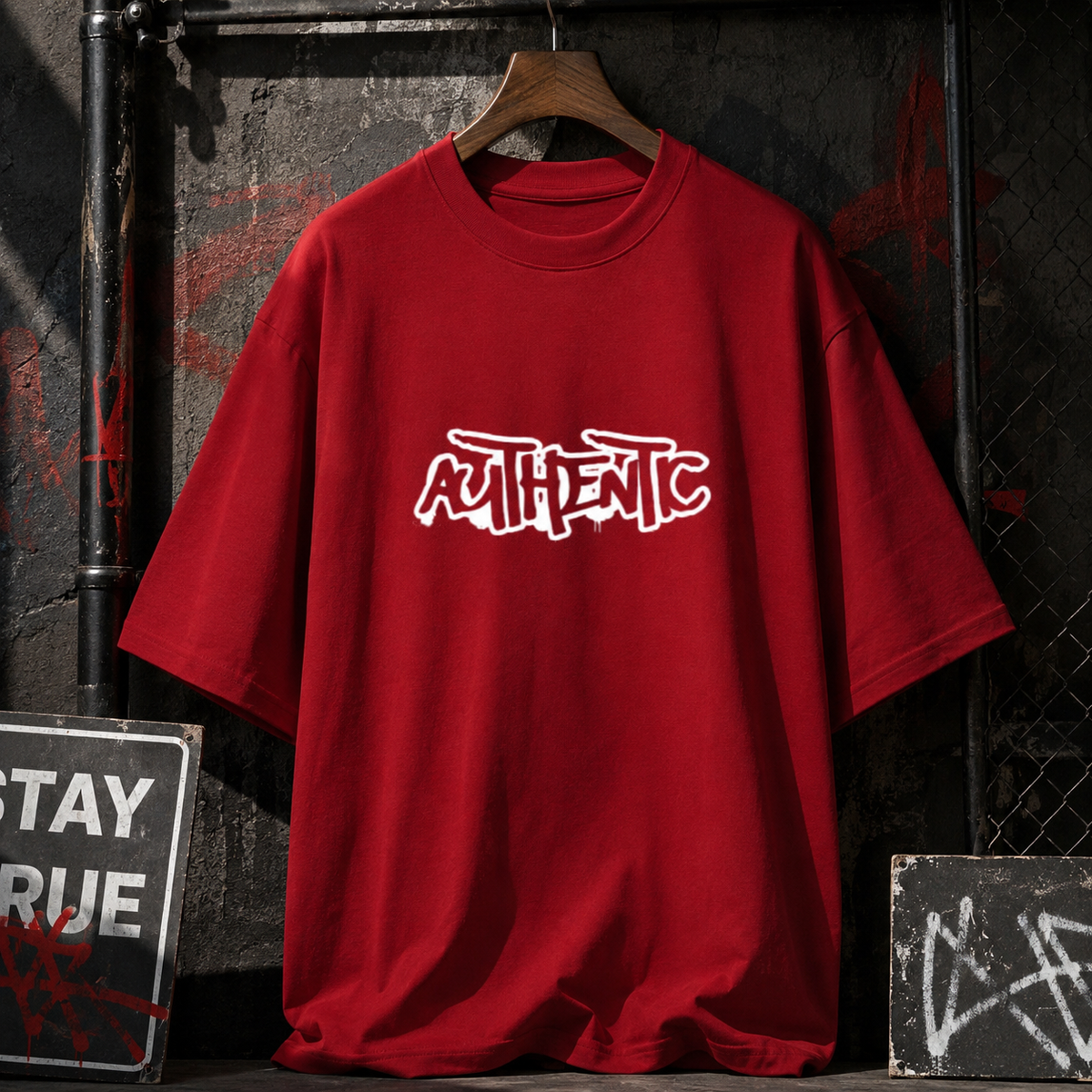 AUTHENTIC Printed Unisex Oversized Classic T-Shirt