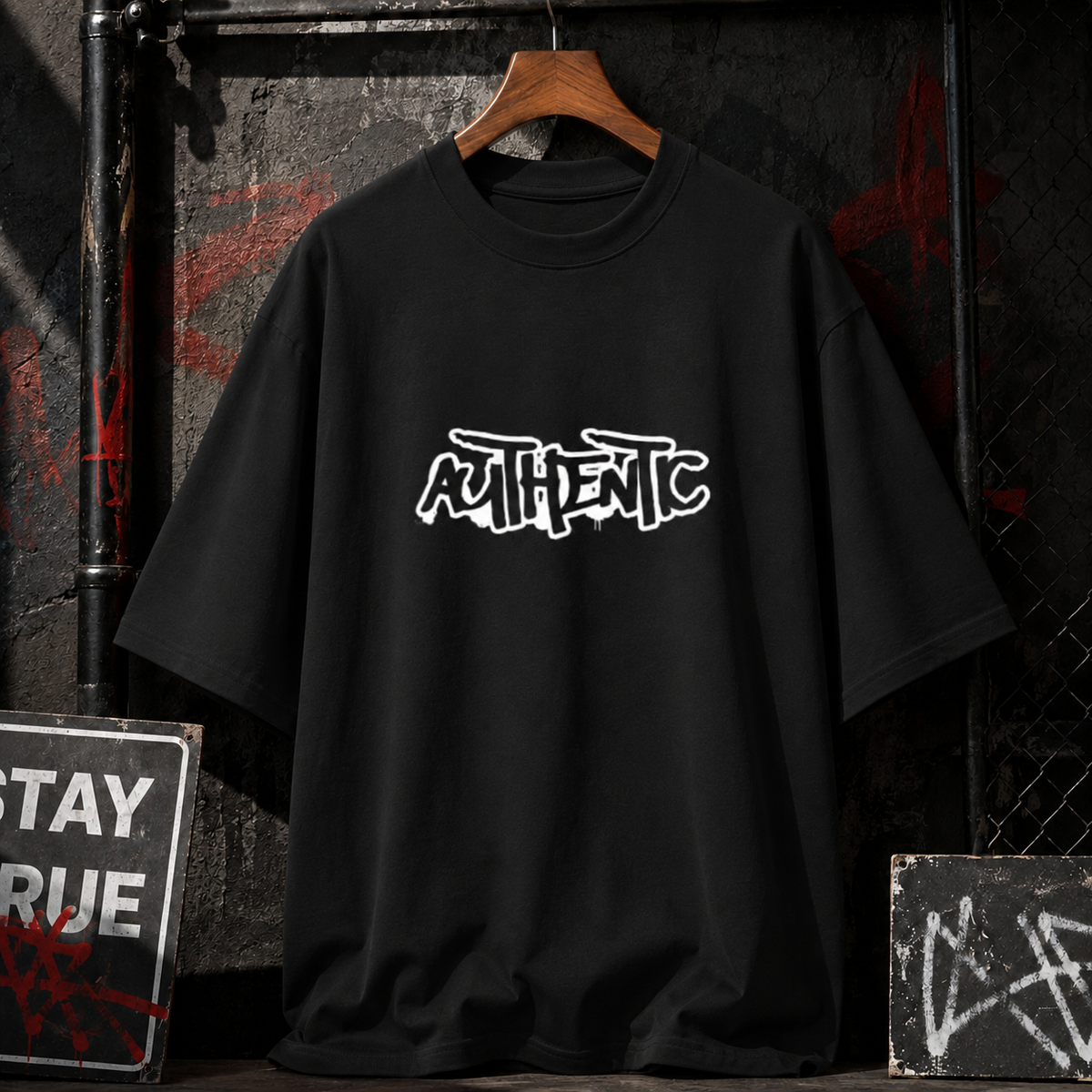 AUTHENTIC Printed Unisex Oversized Classic T-Shirt