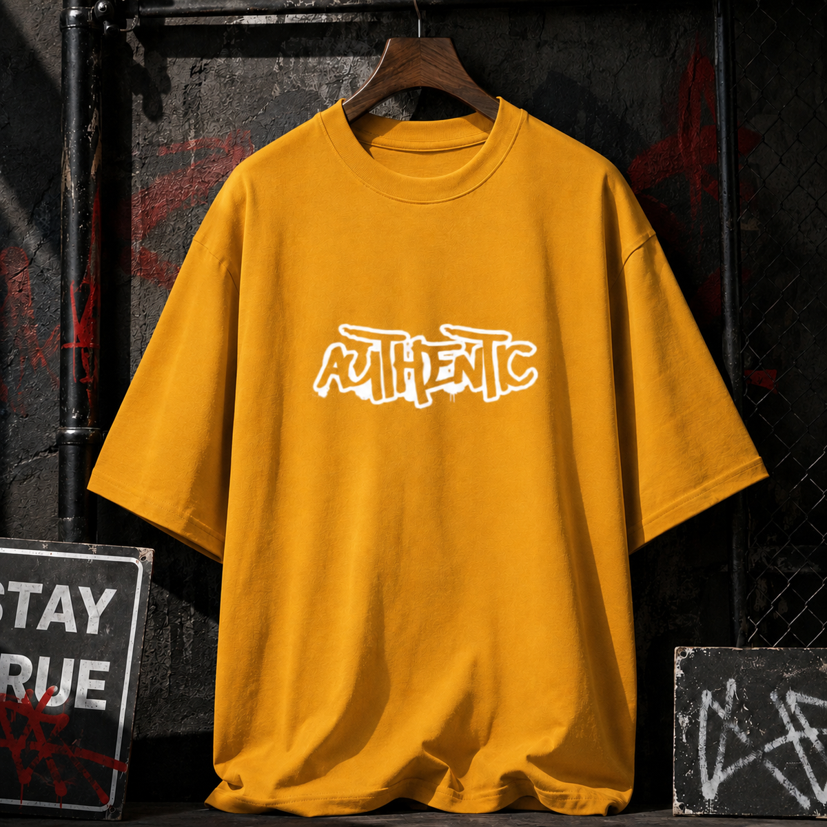 AUTHENTIC Printed Unisex Oversized Classic T-Shirt
