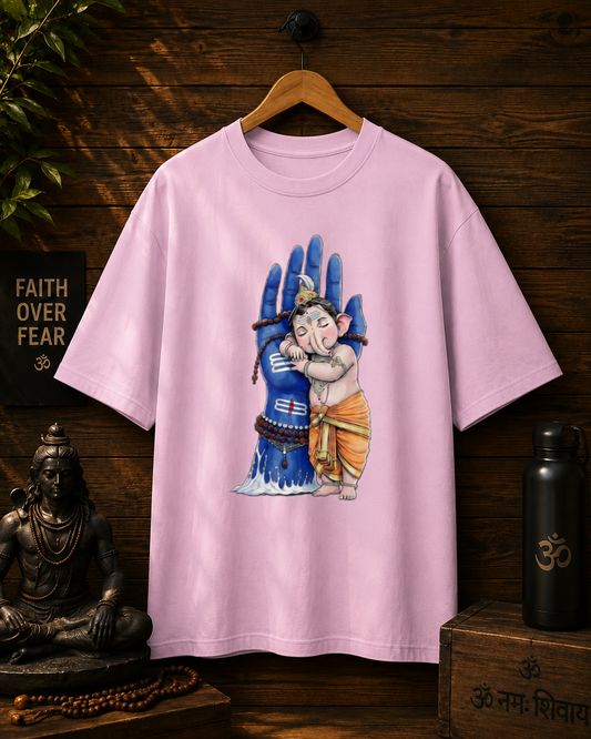 ANIMATED GOD PRINTED Unisex Oversized Standard T-Shirt