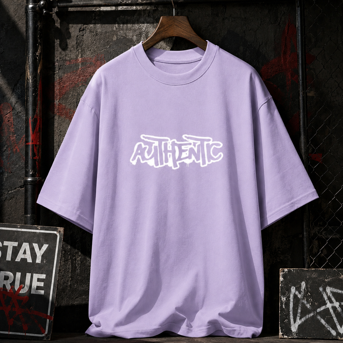 AUTHENTIC Printed Unisex Oversized Classic T-Shirt