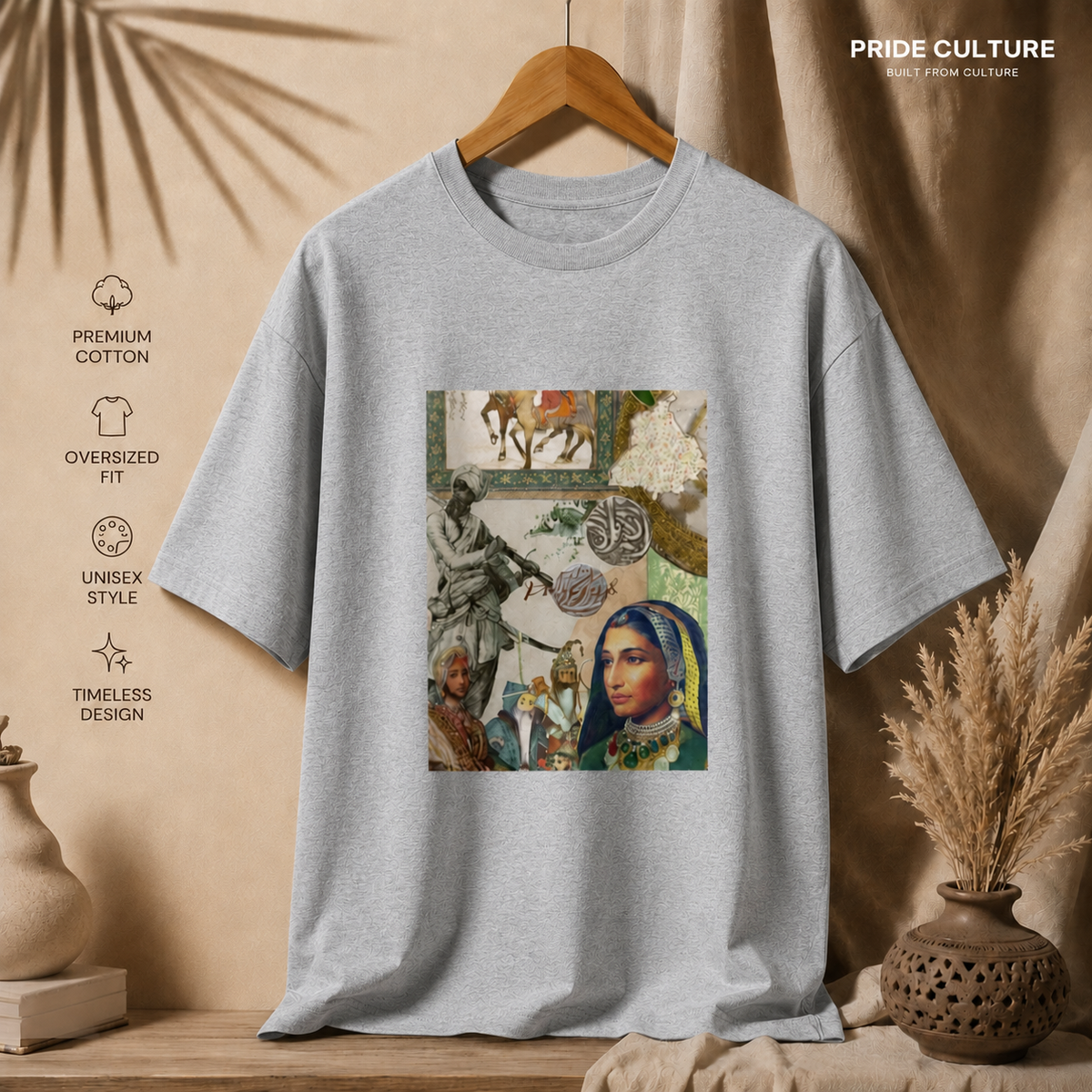 Maharani Jind Kaur Printed Unisex Oversized Standard T-Shirt