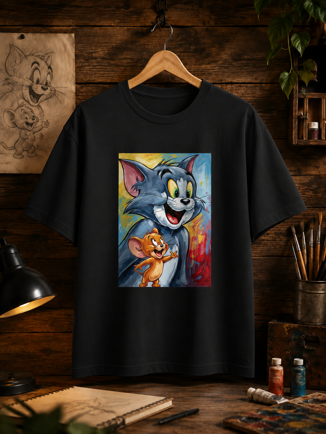 Nostalgic TOM&JERRY Crew T-Shirt