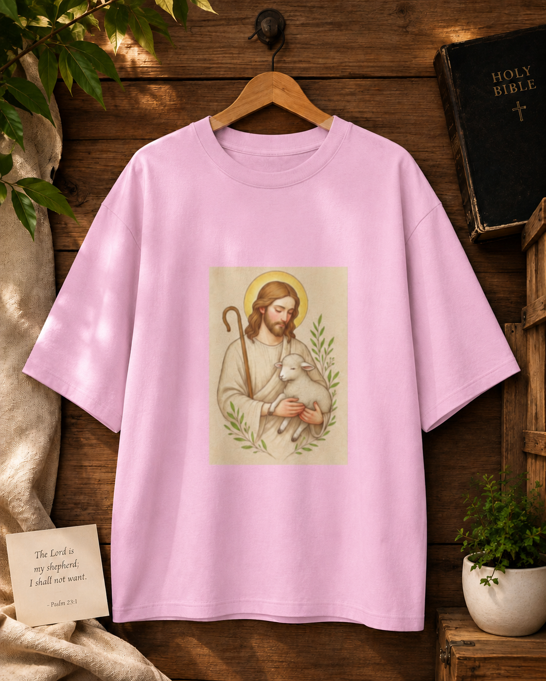 GOD (PEACE) PRINTED Unisex Oversized Standard T-Shirt