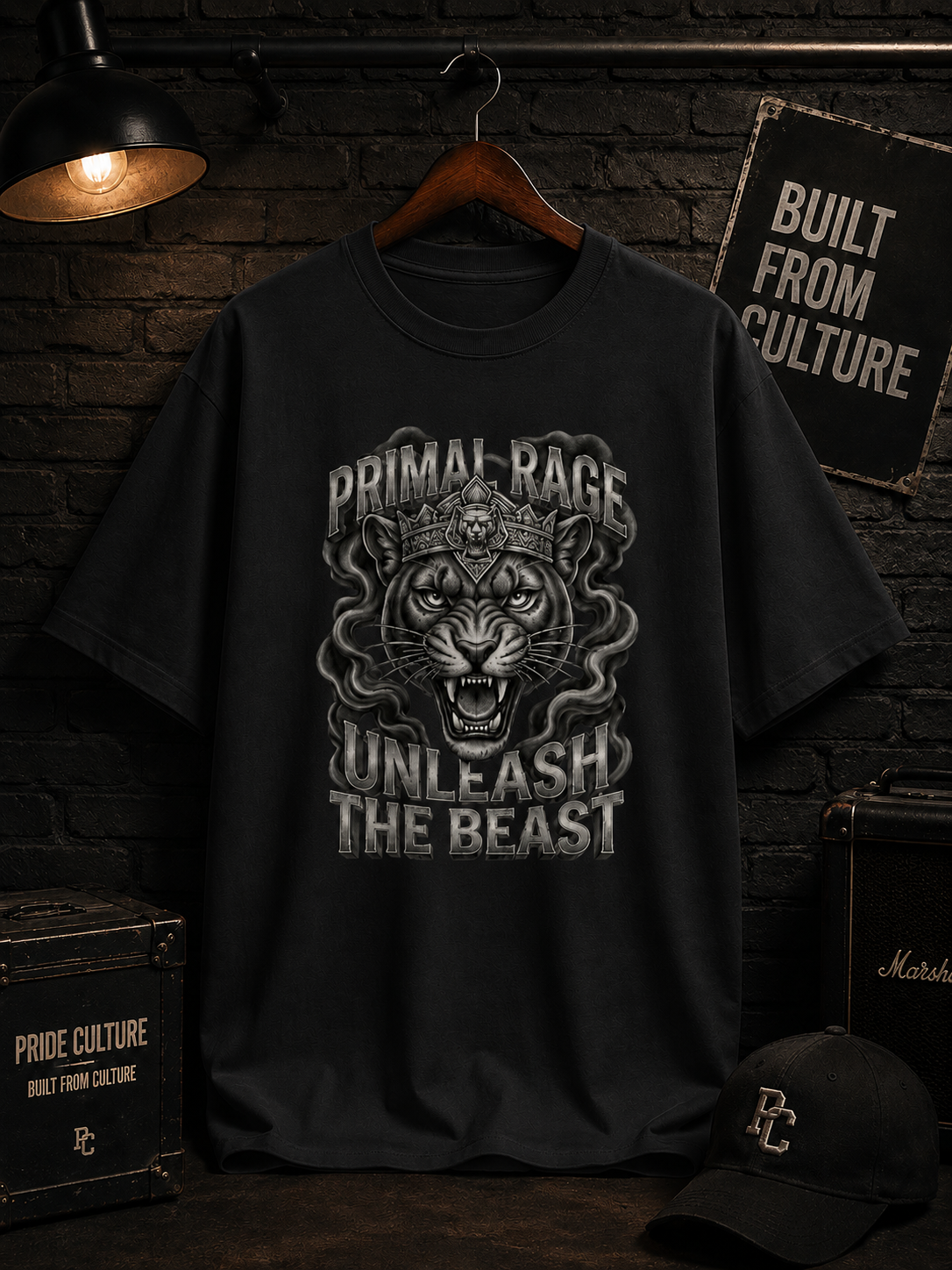 UNLEASH THE BEAST PRINTED Unisex Classic Crew T-Shirt