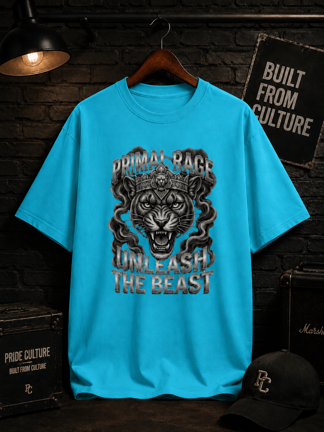 UNLEASH THE BEAST PRINTED Unisex Classic Crew T-Shirt