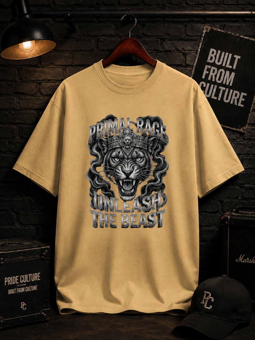 UNLEASH THE BEAST PRINTED Unisex Classic Crew T-Shirt