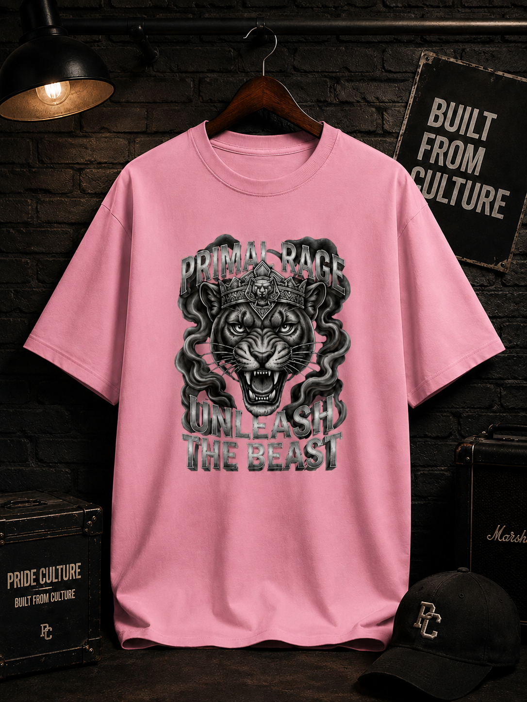 UNLEASH THE BEAST PRINTED Unisex Classic Crew T-Shirt