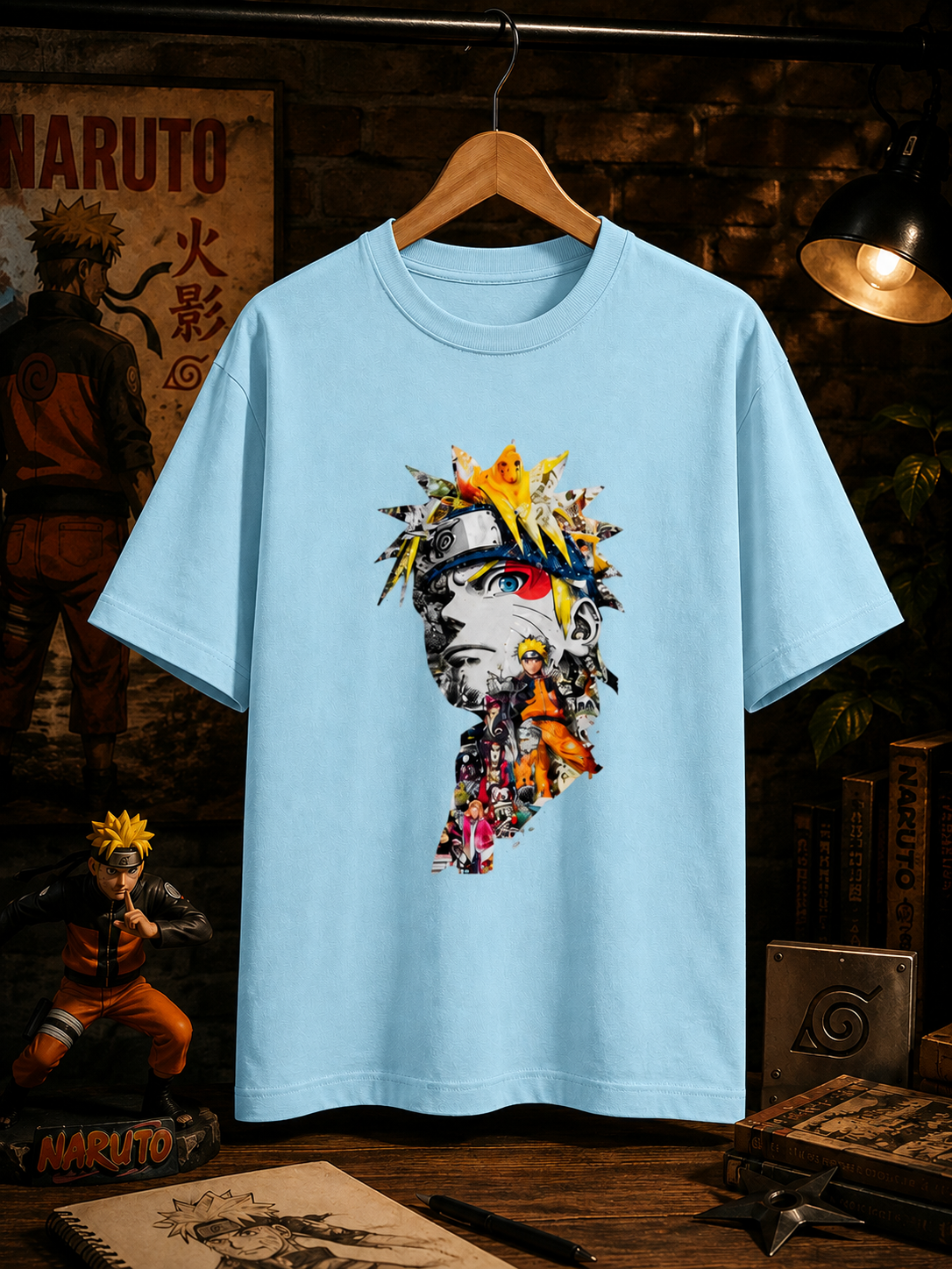 ANIME PRINTED Unisex Oversized Classic T-Shirt