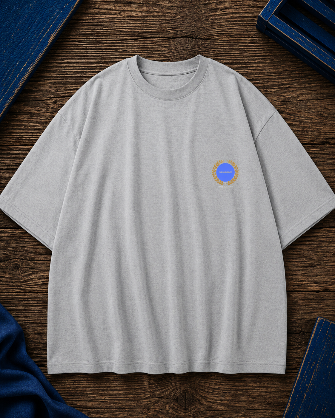 THE BLUE LEGACY PRINTED Uni-sex Oversized Classic T-Shirt