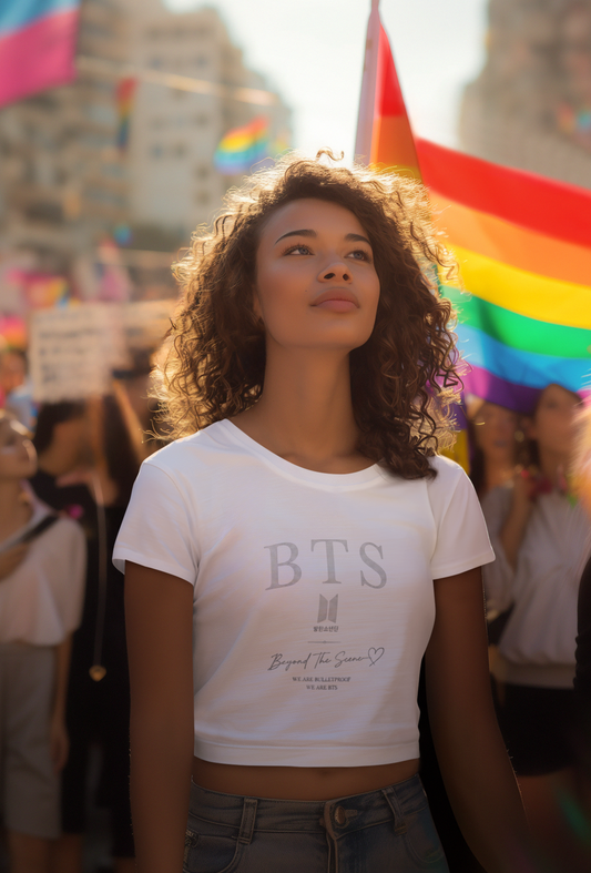 BTS PRINTED Crop Top
