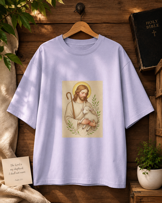 GOD (PEACE) PRINTED Unisex Oversized Standard T-Shirt