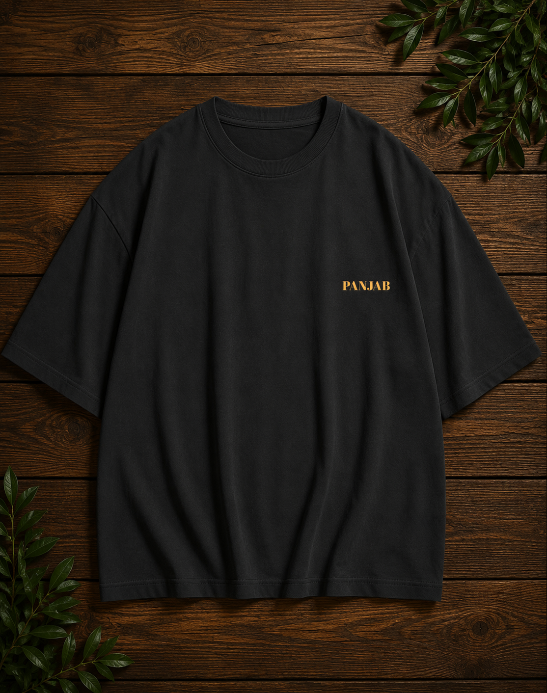 PANJAB Printed Unisex Oversized Standard T-Shirt