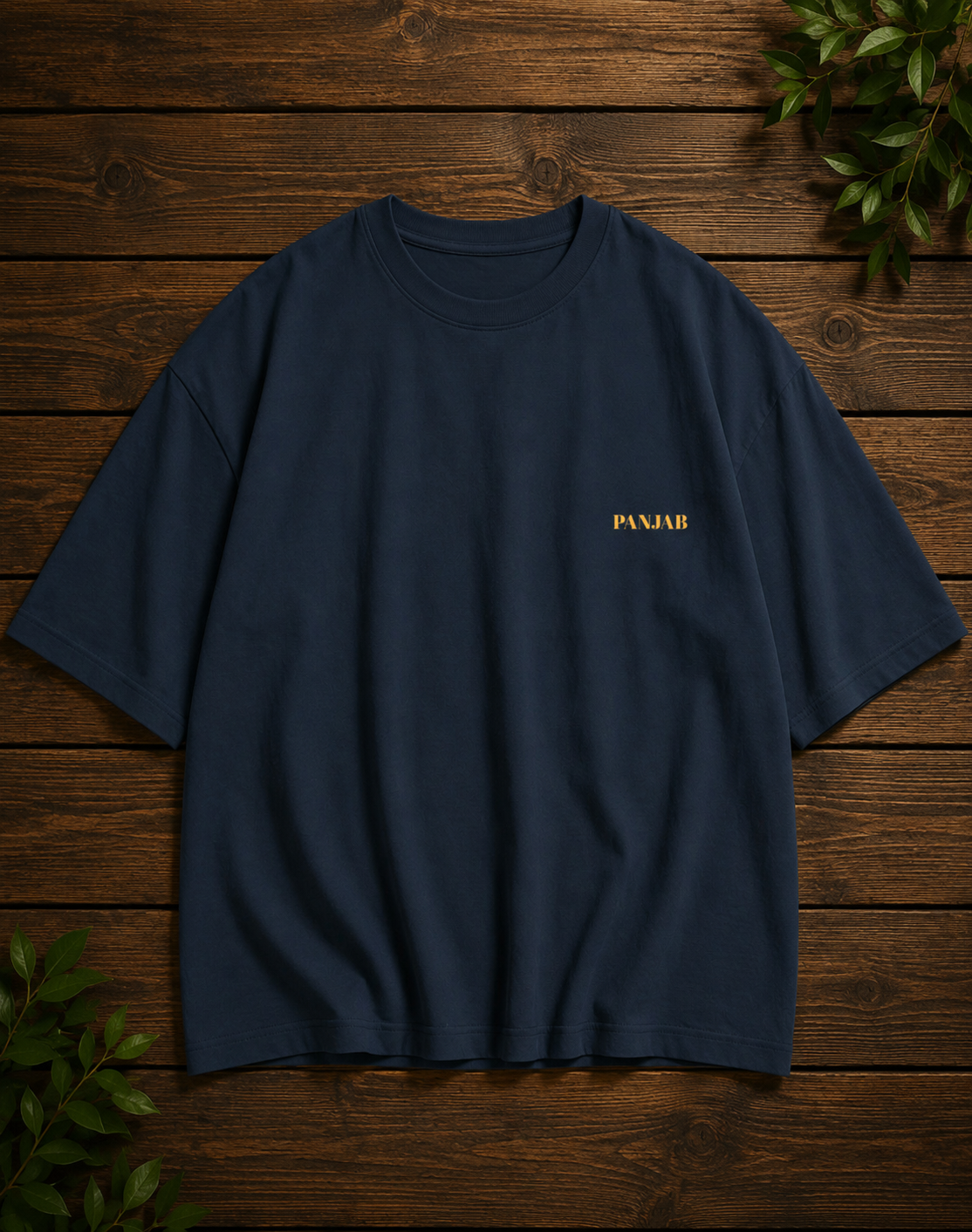 PANJAB Printed Unisex Oversized Standard T-Shirt