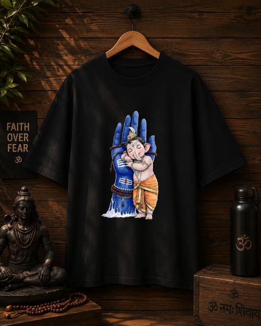 ANIMATED GOD PRINTED Unisex Oversized Standard T-Shirt