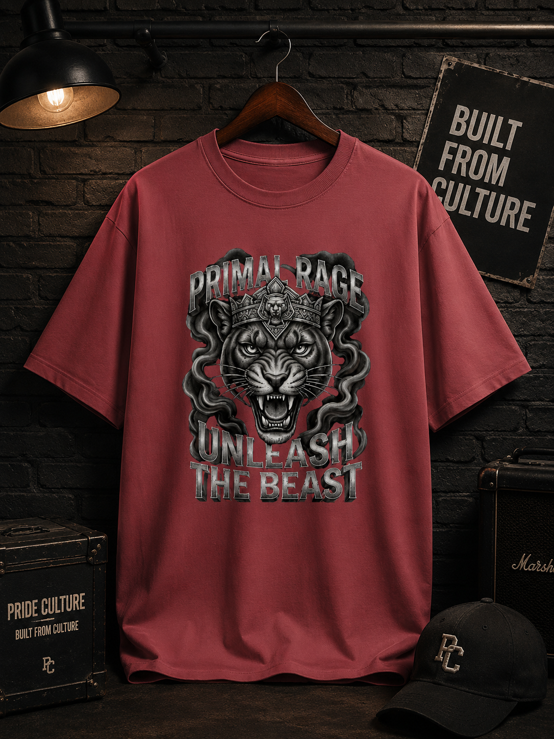 UNLEASH THE BEAST PRINTED Unisex Classic Crew T-Shirt