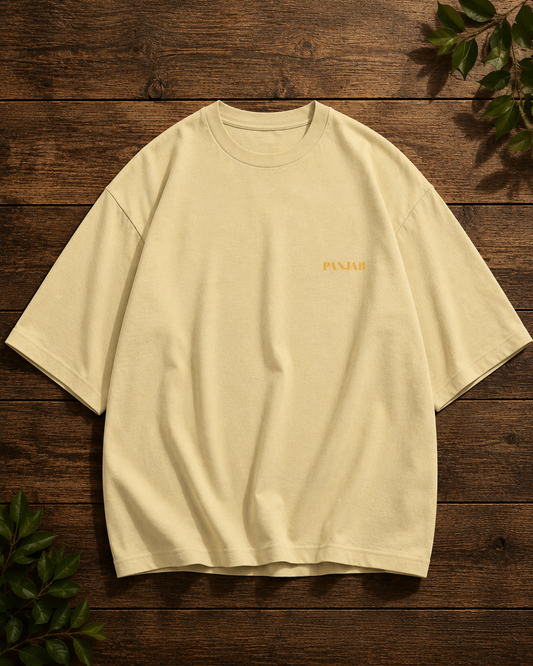 PANJAB Printed Unisex Oversized Standard T-Shirt